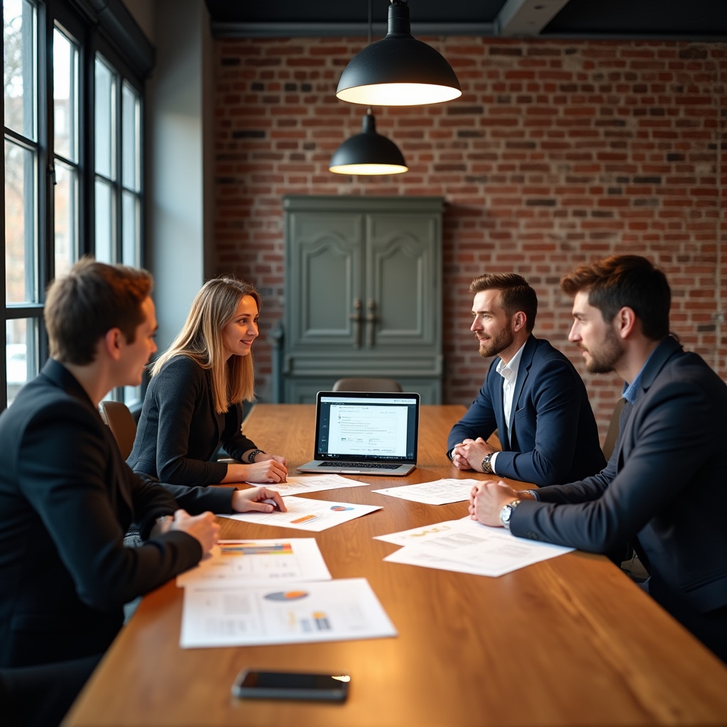 Tím CrioValSpring Digital počas pracovného stretnutia